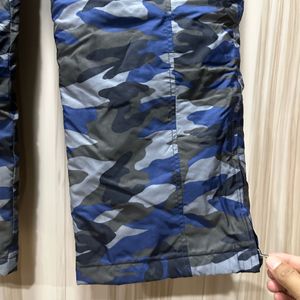 L Brenn Waterproof Blue Camo Print Ski Pants