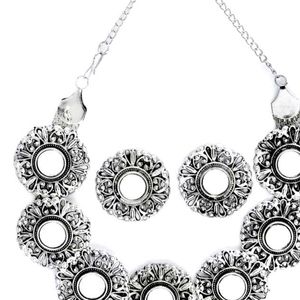 Alloy Jwellery Set (Silver)