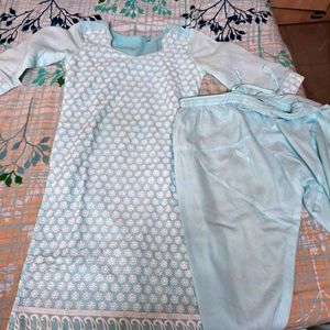 Sky Blue Kurta And Pant