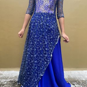 Beautiful Blue Partywear Gown