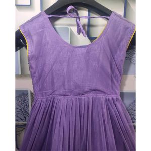 Frock In Purple Colour