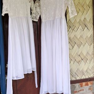 Two Combo White Dress.