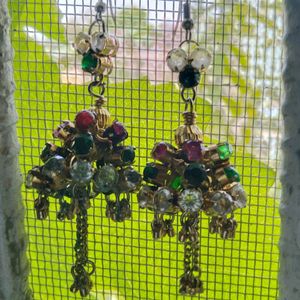 Multicolor Jhumki Earrings