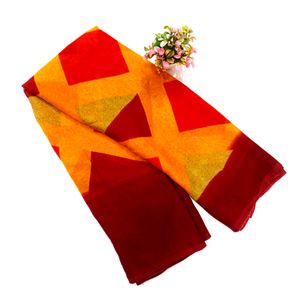 Sri Krishna Fancy Chiffon Saree With Blouse