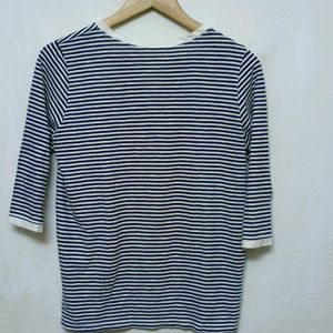 Trendy New Blue And White Stripe Top For Women