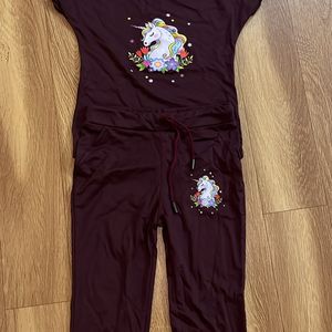 Unicorn Coord Set For 4-6 Year Girl