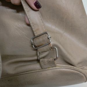 Beige Small Tuition Bag