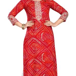 Bandhani Print Kurta Sale