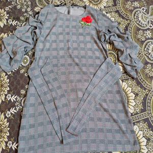 Xxl Imported Qty Dress With Beautiful Hand Design