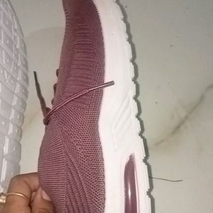 Pink Female Sports Shoes