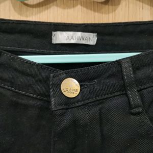 Black Ripped Jeans From Aahwan