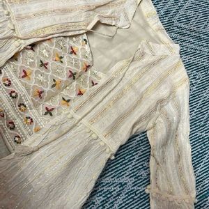 Traditional Crop Top With Jacket