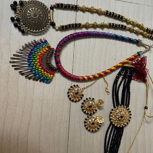 3 Combo Of Jewellery Set