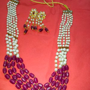 Mala And Earrings