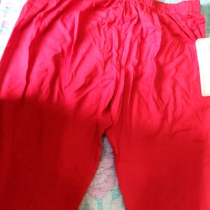 Red Cotton Pant