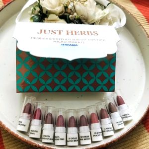 10 Lipstick Mini-Kit Just Herbs