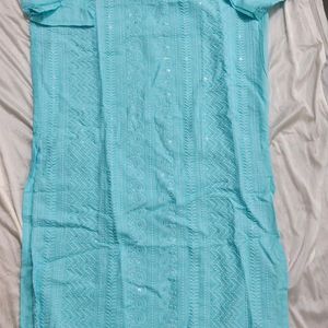 Blue Colour Kurti