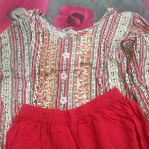 Readymade Kurti Palazzo With Dupatta