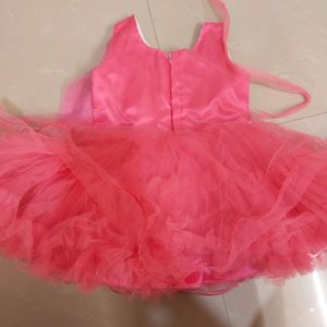 Beautiful Pink Party Wear Frock