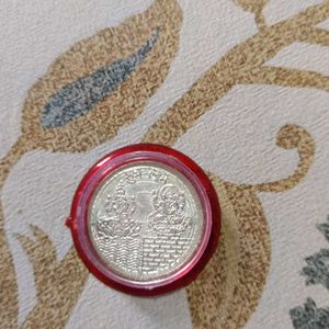 Puja coin Silver Plated High Quality Product