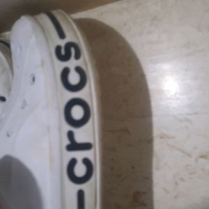 White Crocs Unisex