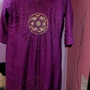 💕Beautiful Purple Designer Ladies Kurti💕