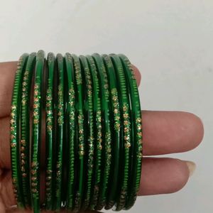 Green Red Black Bangle