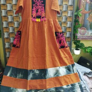 Khadi Cotton Gown