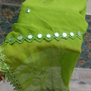 💚 Beautiful Green Dupatta For Festival Season 👍