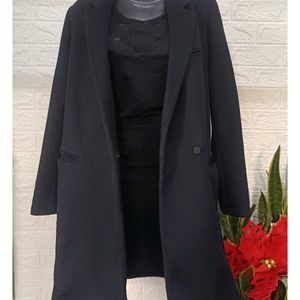 Imported Unisex Navyblue Overcoat