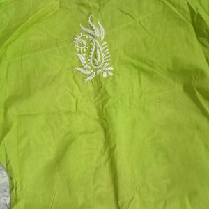 Lucknowi Chickankari Kurta