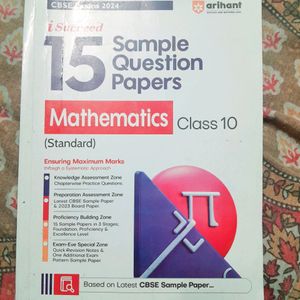 Arihant Mathematics Sample Questions Book