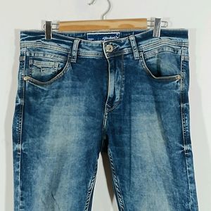 Dark Blue Faded Jeans (Men's)