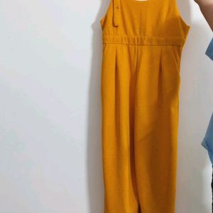 Mustard Colour Jumpsuit, K fashion