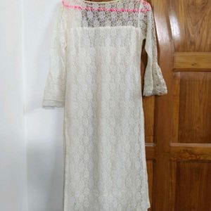 Beautiful White Kurti