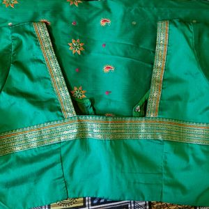 Saree with stitched blouse