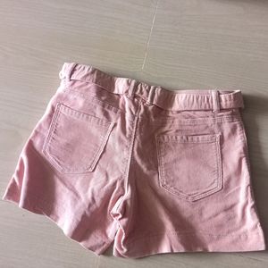 Nude Peach Girls Shorts