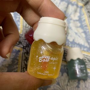 4 Gege Bear Milk Jar Lip Oil