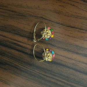 4 Pair of Golden Earrings