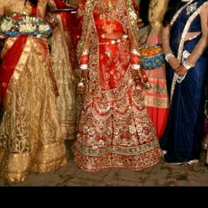 Free Necklace Set Bridal Lehenga