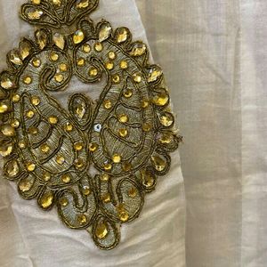 Designer Anarkali With Stone Work