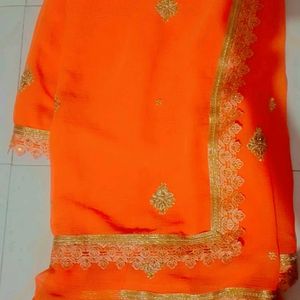 Saree With Blouse Material