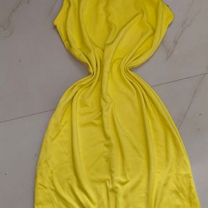 Lemon Yellow Bodycon Dress