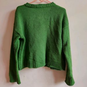 Green Cardigan