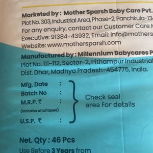 Mothersparsh Diapers L Size