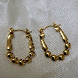 U Bead Style Hoops