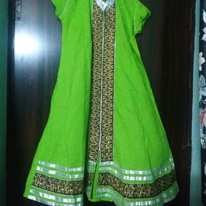 Pure Cotton Embroidered Long Kurta