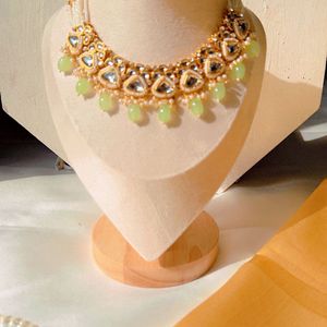 Pale Green Necklace