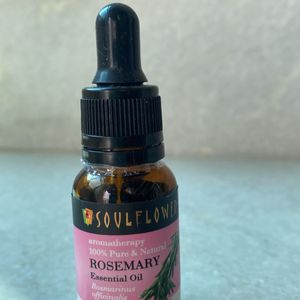 Soulflower Rosemary Essential Oil for Hair Growth,