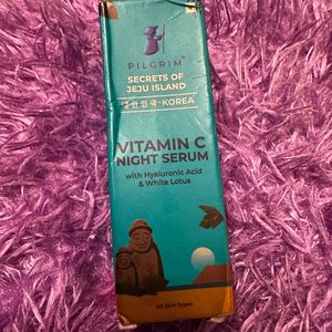 Pilgrim Vitamin C Night Serum With Hyaluronic Acid